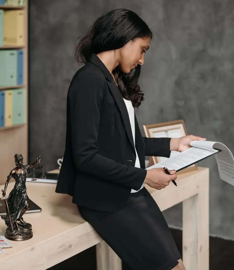 Matter files and records in a law office