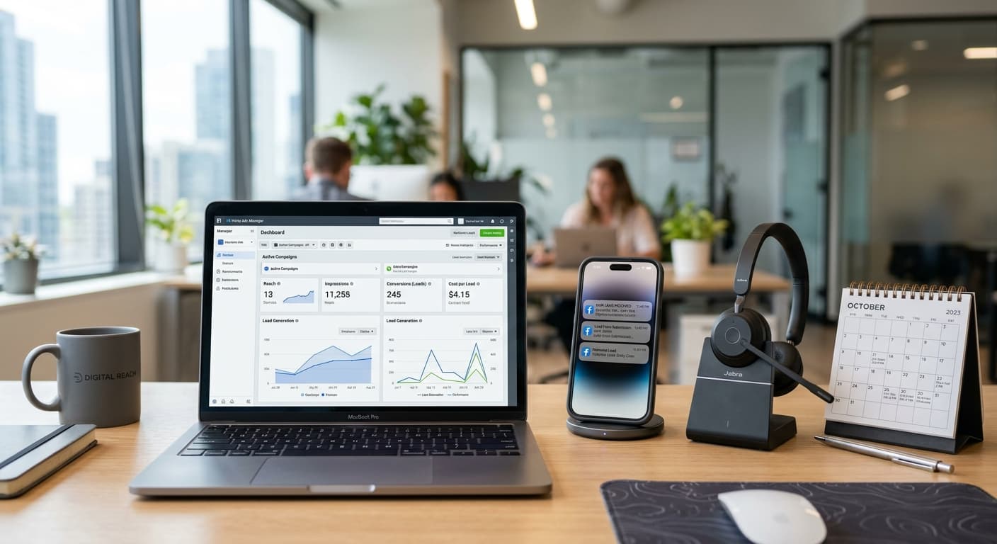 Facebook Lead Gen Ads for AI Agencies: The $200/Month Playbook