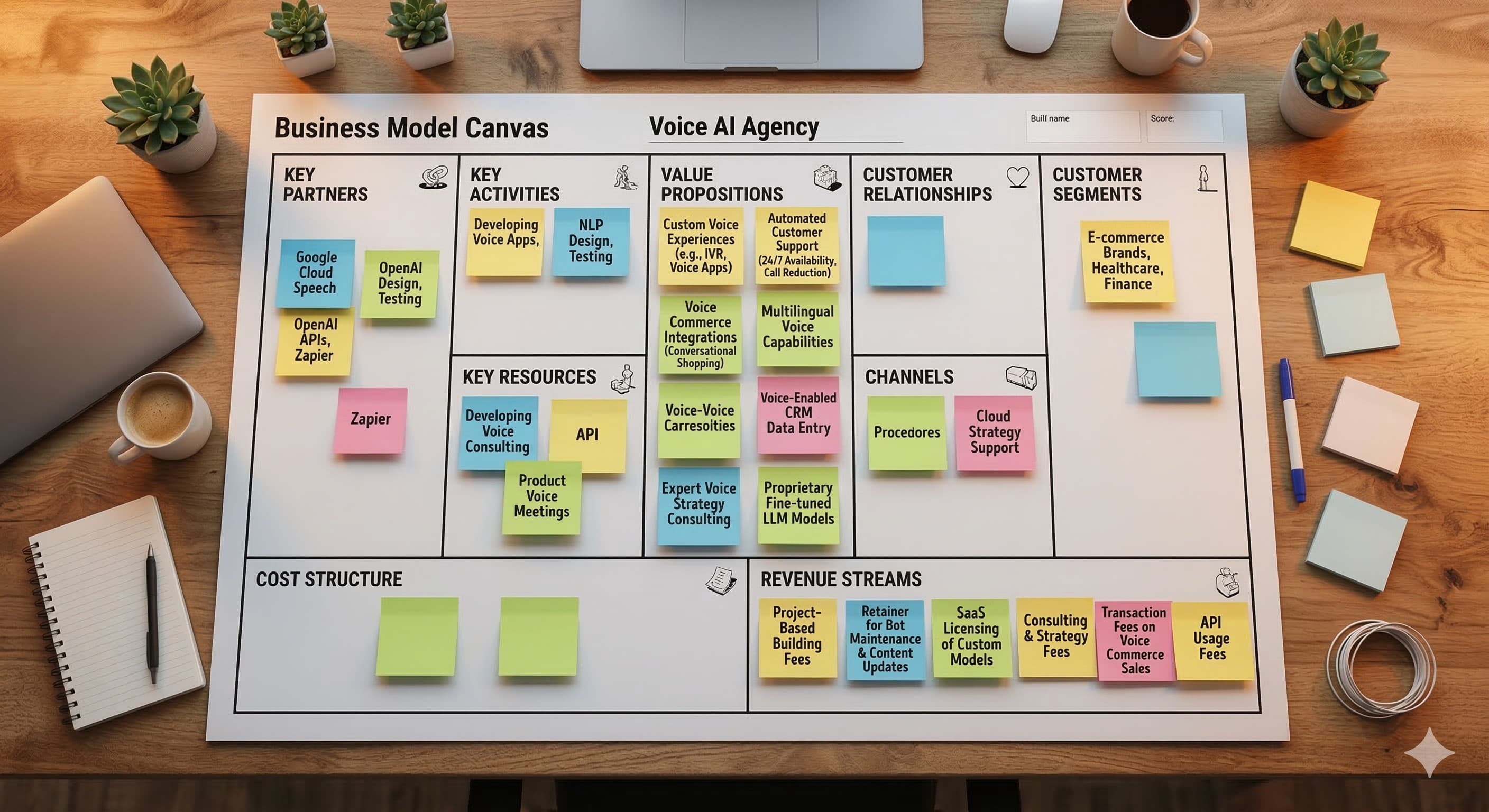 Voice AI Agency Business Model Canvas