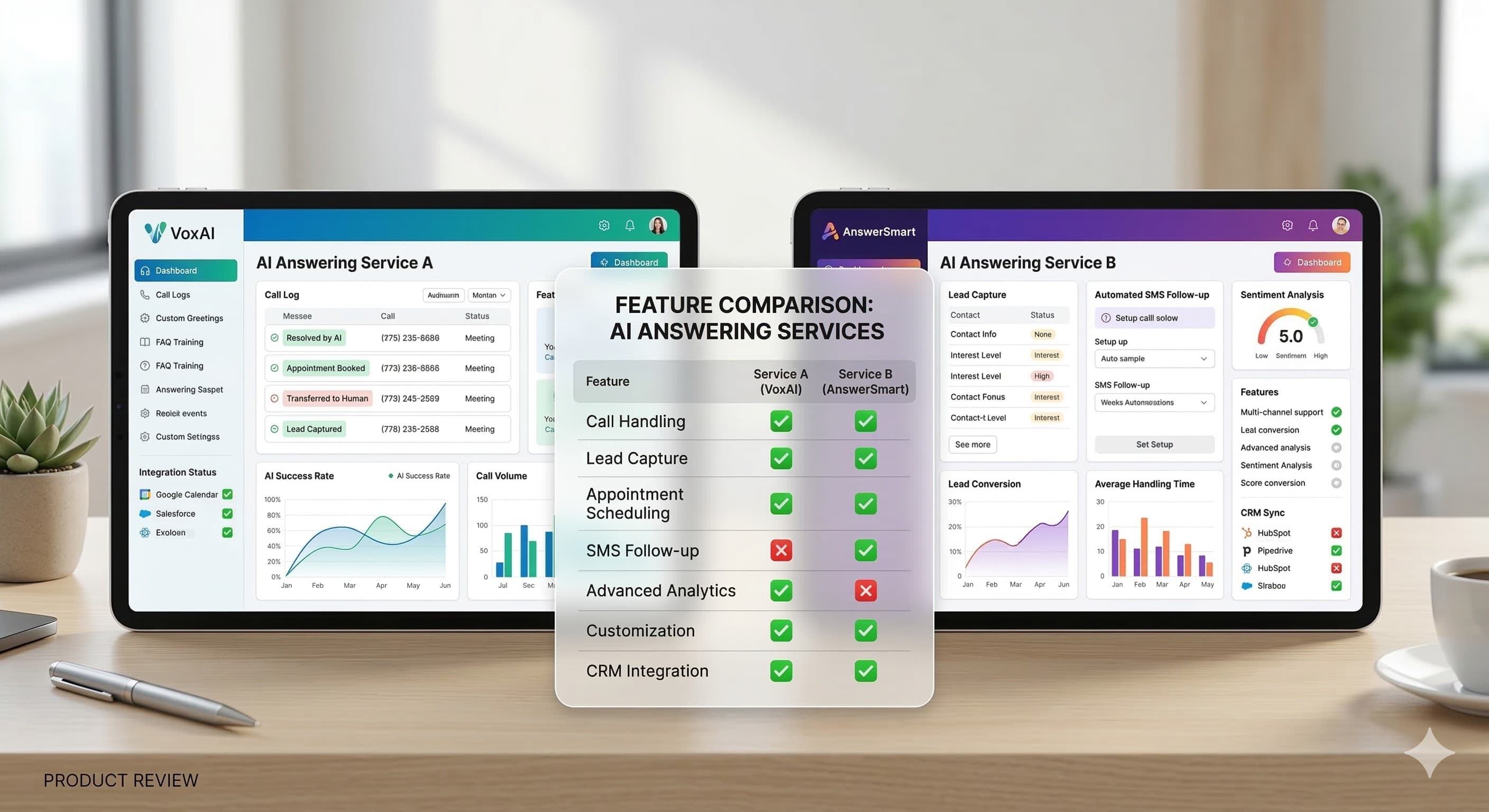 UpFirst vs Trillet: AI Answering Service Comparison (2026)