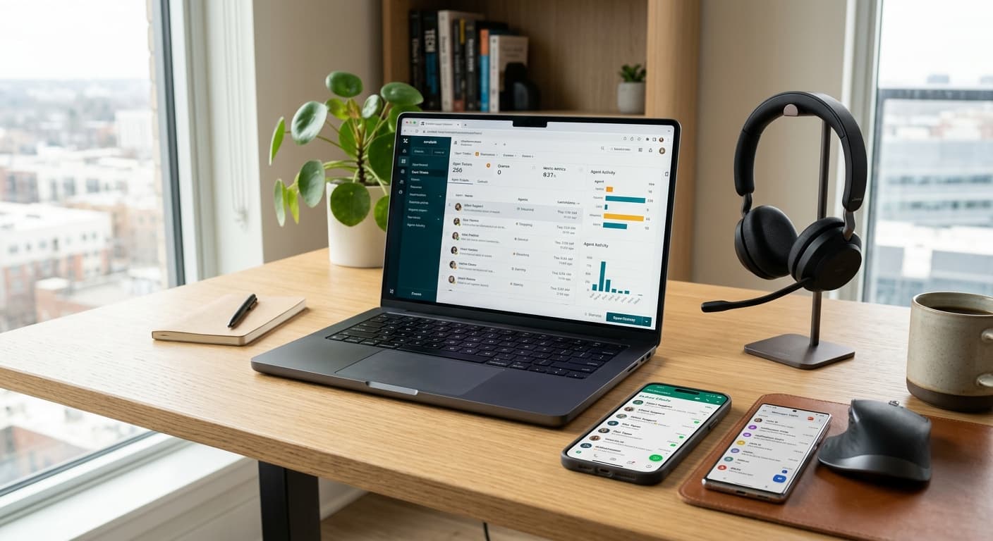 Multi-Channel AI Agent for E-Commerce Support (Voice + SMS + WhatsApp)